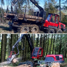 Forwarder und Harvester
